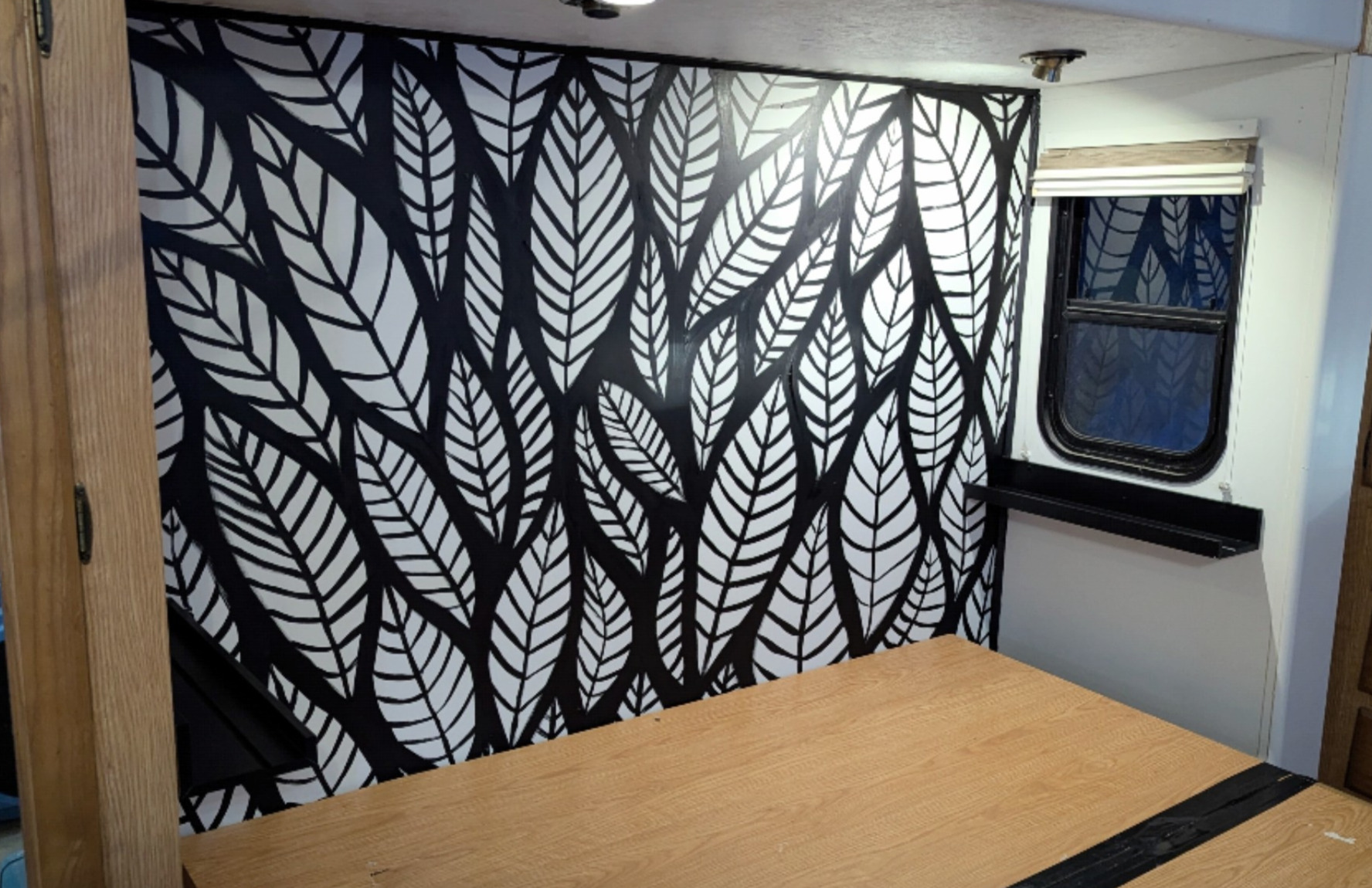 Camper Custom Accent Headboard Wall